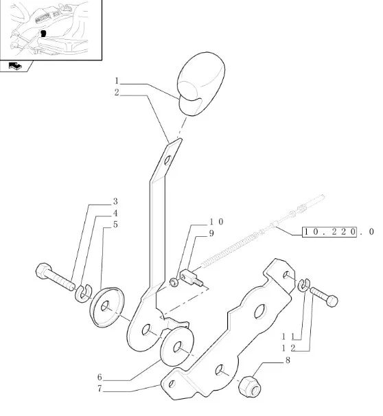 5193034 - Рычаг